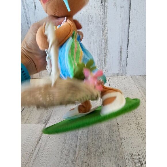 Annalee bear parade spring‎ Easter basket 1996 vintage flowers girl - Picture 7 of 8